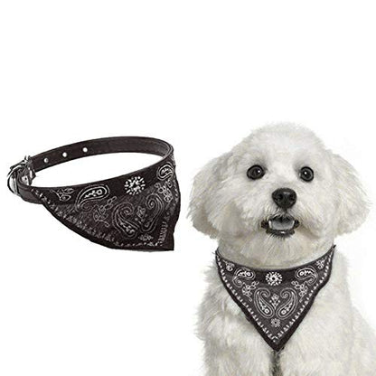 Stylish Black Bandana Collar for Small Dogs & Cats – Soft, Lightweight & Easy to Wear