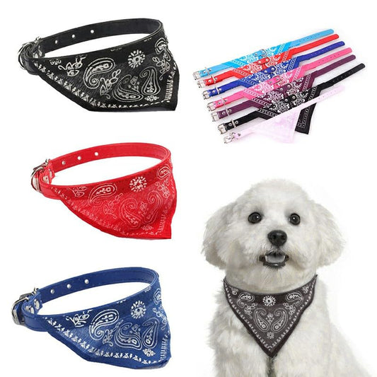 Stylish Black Bandana Collar for Small Dogs & Cats – Soft, Lightweight & Easy to Wear